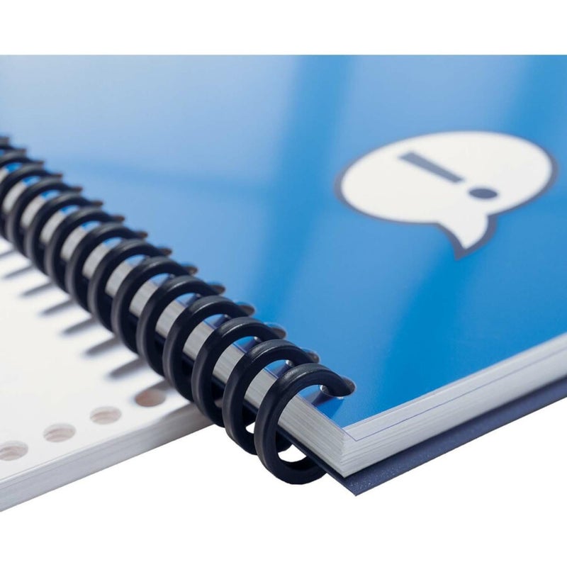 GBC Binding Spines / Spirals / Coils, 5/16"" Diameter, 45 Sheet Capacity, ProClick, Black, 25 Pack (2515662) - Image 5